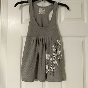 Grey baby doll top